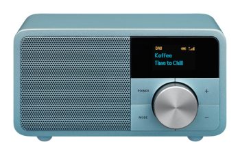 DAB radio BT Sangean DDR-7, mellom blå farge Oled