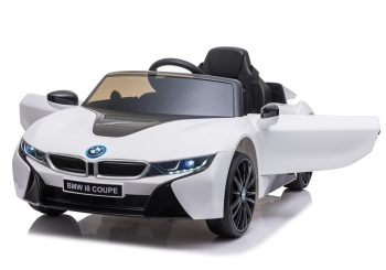 NYE BMW I8 ELEKTRISK BIL TIL BARN EXCLUSIVE 12V , 2,4G FJERNKONTROLL & GUMMIHJUL