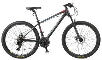 Foxter mtb sykkel 26" 24 gir gray/red
