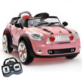 MINI COOPER ELEKTRISK BIL TIL BARN ROSA