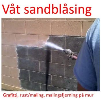 Våtsandblåsing