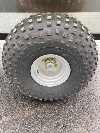 ATV tilhenger med tipp og nettingbur